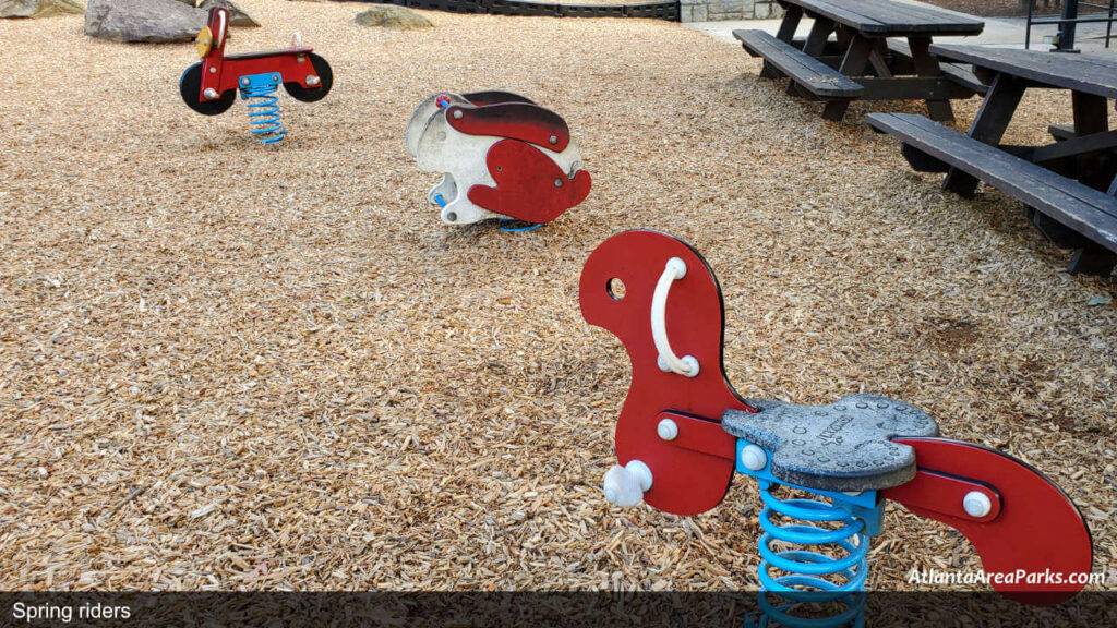 Chastain Park Fulton Atlanta Buckhead Playground Spring Rider